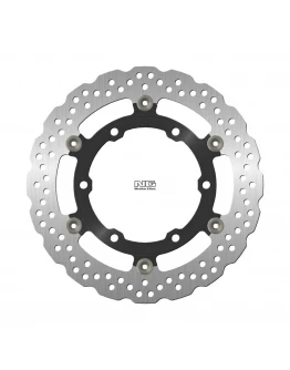 Disc frana fata NG -  KAWASAKI 250R NINJA '08-'14, ZX-25R 250 '19-'20, Z 250 '13, (290X130X4,5MM) (6X10,25MM) WAVE (centru aluminiu)