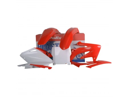 Kit plastice POLISPORT - HONDA CRF 250R '04-'05 - Rosu Alb