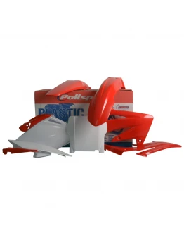 Kit plastice POLISPORT - HONDA CRF 250R '06-'07 - Rosu Alb