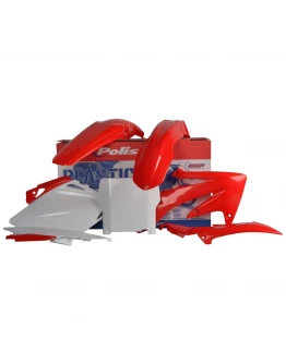 Kit plastice POLISPORT - HONDA CRF 450R '07 - Rosu Alb