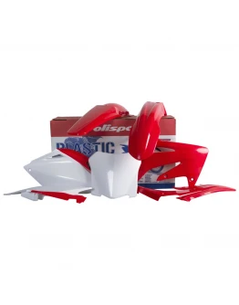 Kit plastice POLISPORT - HONDA CRF 250R '0ERWONO Alb