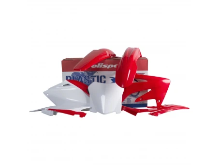 Kit plastice POLISPORT - HONDA CRF 250R '0ERWONO Alb
