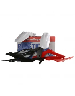 Kit plastice POLISPORT - Husqvarna TC/FE Negru Rosu