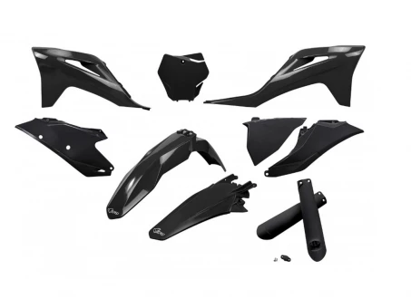 Kit complet plastice UFO (FULL KIT) GAS GAS MC 125 / 250 21-23, EX 250 / 300 21-23, MC-F / EX-F 250 / 350 / 450 21-23 culoare Negru | GGKIT702F001