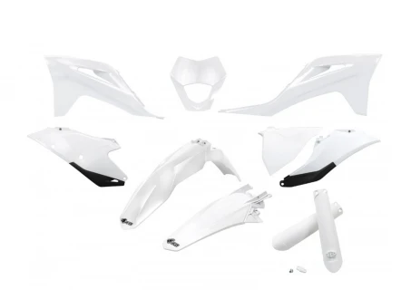 Kit complet plastice UFO (FULL KIT) GAS GAS EC / EC-F 250 / 300 / 350 21-23 culoare Alb | GGKIT703F041
