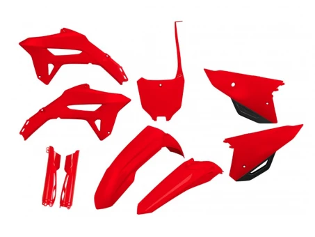 Kit complet plastice UFO (FULL KIT) HONDA CRF 250 R 22-24, CRF 450 R 21-24 culoare OEM Rosu | HOKIT125F999