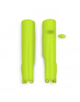 Protectie suspensie fata UFO HUSQVARNA TC 125 / 250 '23-'24, TE 150 / 250 / 300 '24, FC / TX / FX / FE 300 / 350 / 450 / 501 '24, culoare Galben Fluo
