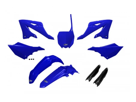 Kit complet plastice UFO (FULL KIT) YAMAHA YZ 125 / 250 22-24 culoare OEM Albastru Negru | YAKIT324F999