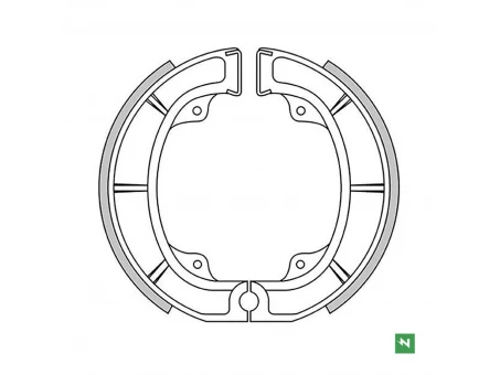 NEWFREN SZCZĘKI HAMULCOWE SUZUKI RM 250/465 81-82 PRZÓD (150X22MM) | GF1166