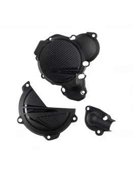 Kit protectii capac ambreiaj/alternator POLISPORT - cu capac pompa apa KTM SX/XC 250/300 '23-'24; Husqvarna TC 250 '23-'24; TX 300 '23-'24