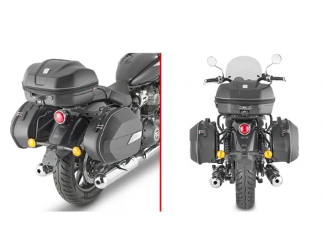 Suport cutii laterale MONOKEY KAPPA - pentru Royal Enfield Super Meteor 650 23 compatibil și cu cutiile Monokey Retro-Fit K-Venture ALU și KMission ALU | KL9058