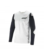 Tricou Leatt Moto 4.5 Windblock Forge - Alb/Negru