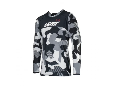 Tricou Moto Leatt 4.5 Enduro Forge - Negru/Gri/Camo