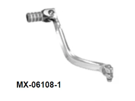 PSYCHIC 2024/01 DŹWIGNIA ZMIANY BIEGÓW SUZUKI RM 250 94-08 (OEM: 25600-37F20) (KUTE ALUMINIUM) KOLOR SREBRNY (ANODOWANY) | MX-06108-1