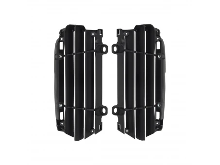 Protectie radiator POLISPORT KTM SX/SXF/XC/XC-F '23-'24; EXC/EXC-F/XC/XCF-W '24; Husqvarna TE/FE '24; GAS GAS MC/MC-F/EC/EC-F/EW-F/EX/EX-F '24 - Negru