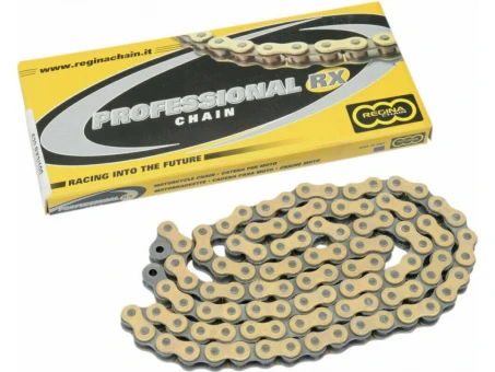 Lant REGINA 420RX3 (130 zale) MOTOCROSS pana la 100 CC auriu (124RX3/00D) (fara o-ring) | 420RX3-130