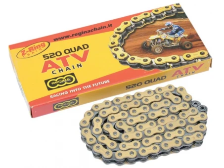 Lant REGINA 520QUAD (94 zale) Z-RING ATV pana la 500 CC auriu (135QUAD/1008) | 520QUAD-94