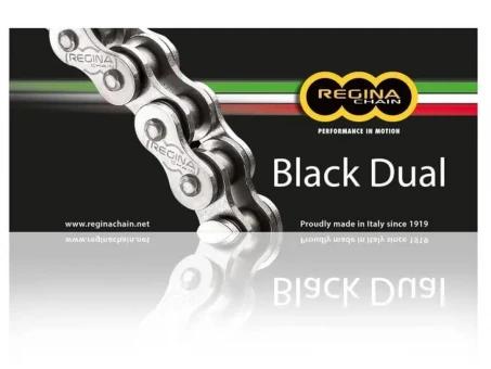 Lant REGINA 525ZRA (112 zale) Z-RING DUAL pana la 800 CC negru (137ZRA/1007) | 525ZRA-112