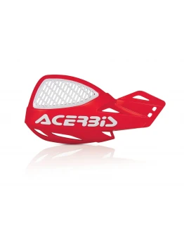 Set Handguard MX Uniko Vented ACERBIS - Alb/Rosu
