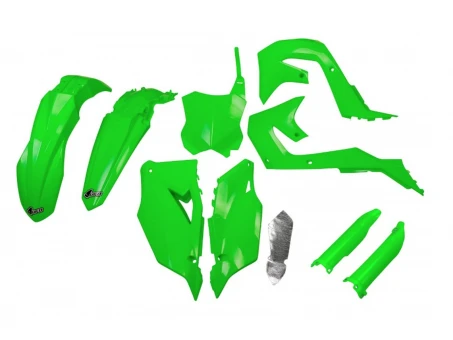 Kit complet plastice UFO (FULL KIT) KAWASAKI KXF 250 21-24, KXF 450 19-23 culoare Verde | KAKIT227F026