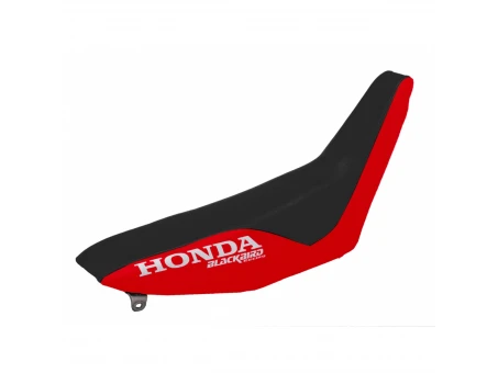 Husă șa BLACKBIRD HONDA XR 250/400 '96-'04 (17) LOGO HONDA, culoare Negru/Rosu