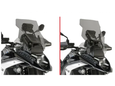 Parbriz moto KAPPA - BMW R 1300 GS 24, Fumuriu | KD5143S
