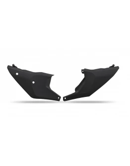 Carene laterale UFO HUSQVARNA TC 125 / 250 '23-'24, TE 150 / 250 / 300 '24, FC / TX / FX / FE 300 / 350 / 450 / 501 '24, culoare Negru