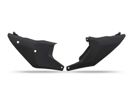 Carene laterale UFO HUSQVARNA TC 125 / 250 23-24, TE 150 / 250 / 300 24, FC / TX / FX / FE 300 / 350 / 450 / 501 24, culoare Negru | HU04309001