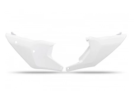 Carene laterale UFO HUSQVARNA TC 125 / 250 23-24, TE 150 / 250 / 300 24, FC / TX / FX / FE 300 / 350 / 450 / 501 24, culoare Alb | HU04309040