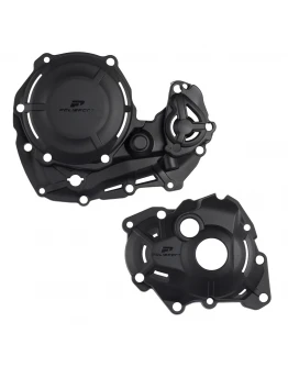 Kit protectii capac ambreiaj/alternator POLISPORT - POMPY WODY YAMAHA YZ 450F '23-'24 - Negru