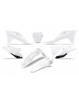 Kit complet plastice UFO GAS GAS MC 125 / 250 '21-'23, EX 250 / 300 '21-'23, MC-F / EX-F 250 / 350 / 450 '21-'23 culoare Alb