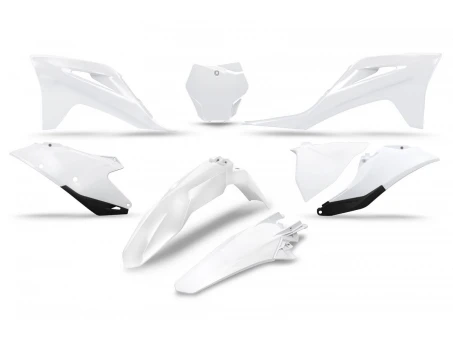 Kit complet plastice UFO GAS GAS MC 125 / 250 21-23, EX 250 / 300 21-23, MC-F / EX-F 250 / 350 / 450 21-23 culoare Alb | GGKIT702041