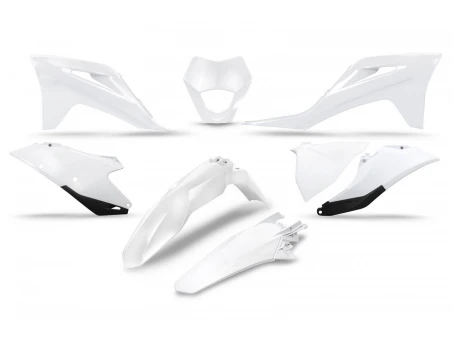 Kit complet plastice UFO GAS GAS EC / EC-F 250 / 300 / 350 21-23 Z culoare Alb | GGKIT703041