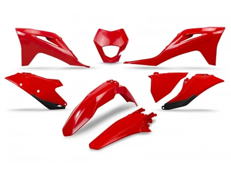 Kit complet plastice UFO GAS GAS EC / EC-F 250 / 300 / 350 21-23 Z culoare Rosu | GGKIT703062