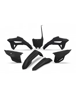 Kit complet plastice UFO HONDA CRF 250R '22-'24, CRF 450R '21-'24 culoare Negru