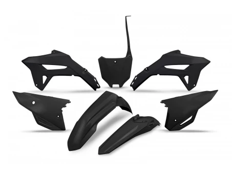 Kit complet plastice UFO HONDA CRF 250R 22-24, CRF 450R 21-24 culoare Negru | HOKIT125001