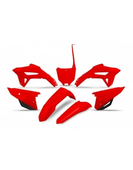 Kit complet plastice UFO HONDA CRF 250R '22-'24, CRF 450R '21-'24 culoare OEM '21 (Rosu)