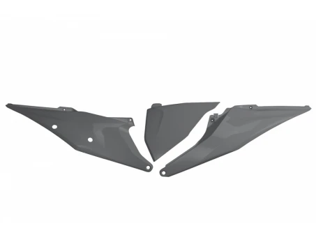 Carene laterale UFO KTM SX/SXF(SX-F) 125/150/250/350/450 19-22, EXC 125 20-21, EXC/EXCF(EXC-F) 150/250/300/350/450/500 TPI 20-2023 Z  culoare Gri | KT04093341