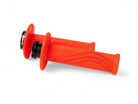 Mansoane Racetech (RTech) R20 Lock-On (22+25mm) + 8 Adaptoare Role - Portocaliu fluo