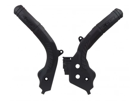 Set Protecții Cadru Racetech (RTech) Bi-Material Super Grip pentru KTM SX/SXF/EXC/EXCF - Negru