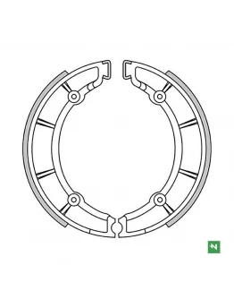 Set saboti frana spate NEWFREN - MOTO GUZZI V7 SPECJAL 700 '69-'71; V 7 700 '67-'76 (220X40MM)