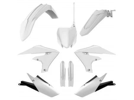 Kit plastice POLISPORT - (FULL KIT) YAMAHA YZ 250F '19-'23; YZ 450F  - Alb