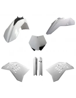 Kit plastice POLISPORT - (FULL KIT) KTM SX/SX-F/XC-F '0STAW  - Alb