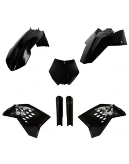 Kit plastice POLISPORT - (FULL KIT) KTM SX/SX-F/XC-F '0STAW  - Negru