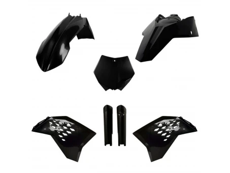 Kit plastice POLISPORT - (FULL KIT) KTM SX/SX-F/XC-F '0STAW  - Negru