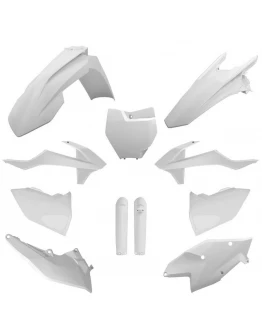 Kit plastice POLISPORT - (FULL KIT) KTM SX/SX-F/XC-F '16 - Alb