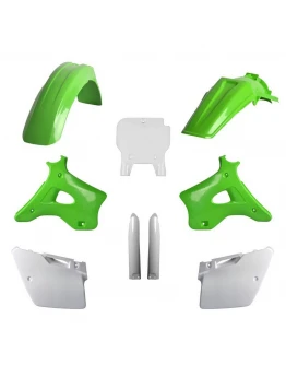 Kit plastice POLISPORT - (FULL KIT) KAWASAKI KX 125/250 '94-'95  - Verde