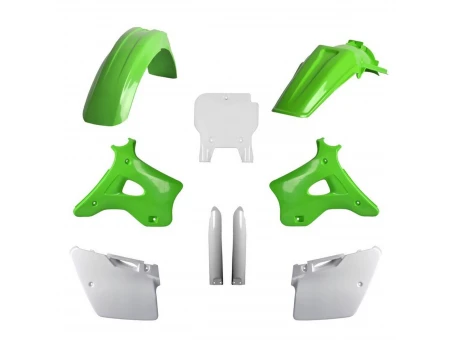 Kit plastice POLISPORT - (FULL KIT) KAWASAKI KX 125/250 '94-'95  - Verde