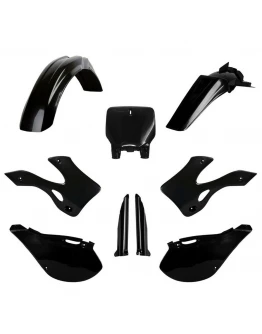 Kit plastice POLISPORT - (FULL KIT) KAWASAKI KX 125/250 '99-'02  - Negru