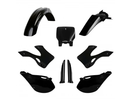 Kit plastice POLISPORT - (FULL KIT) KAWASAKI KX 125/250 '99-'02  - Negru